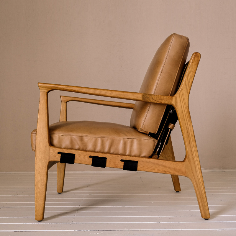 At Easy Chair Light Brown