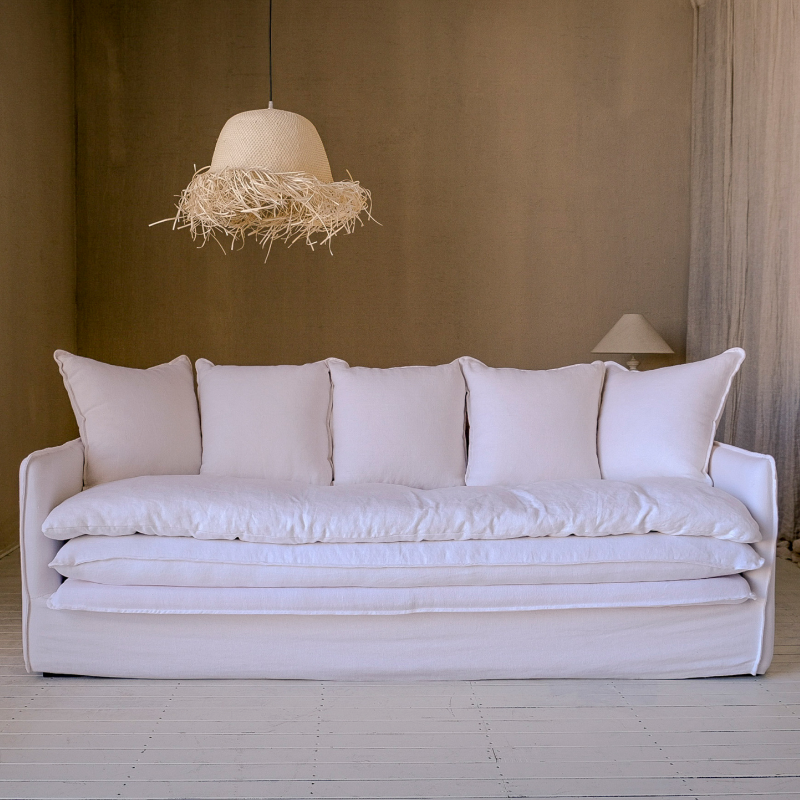 Ouberr Sofa (Linen White)